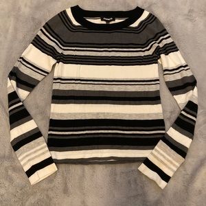 EUC Express Long Sleeve Stripe Top Size Small